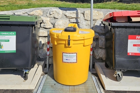 Zbiralnica za odpadno olje